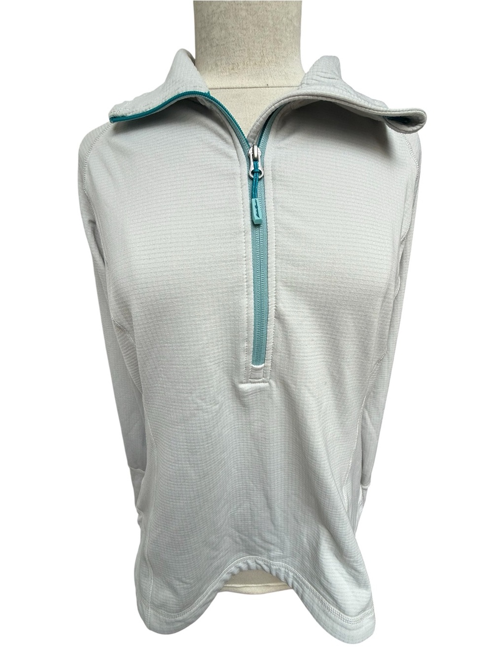 Eddie Bauer 1/4 Zip Fleece Jacket Womens Polyester Long Sleeve Casual